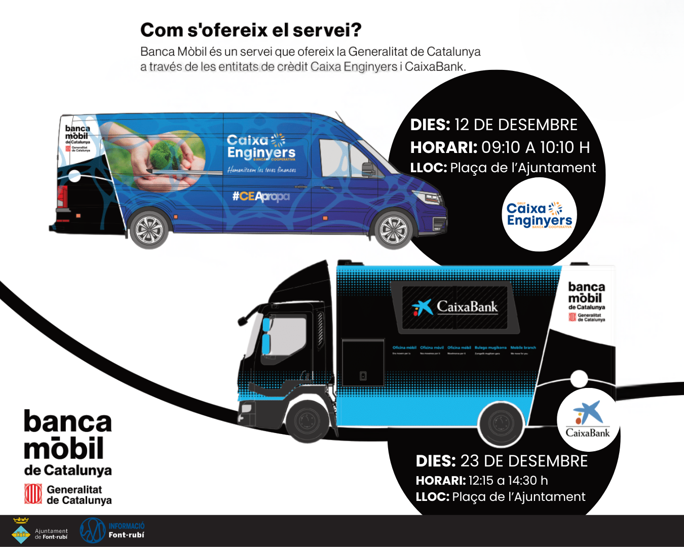 Banca Mòbil del desembre a Font-rubí!