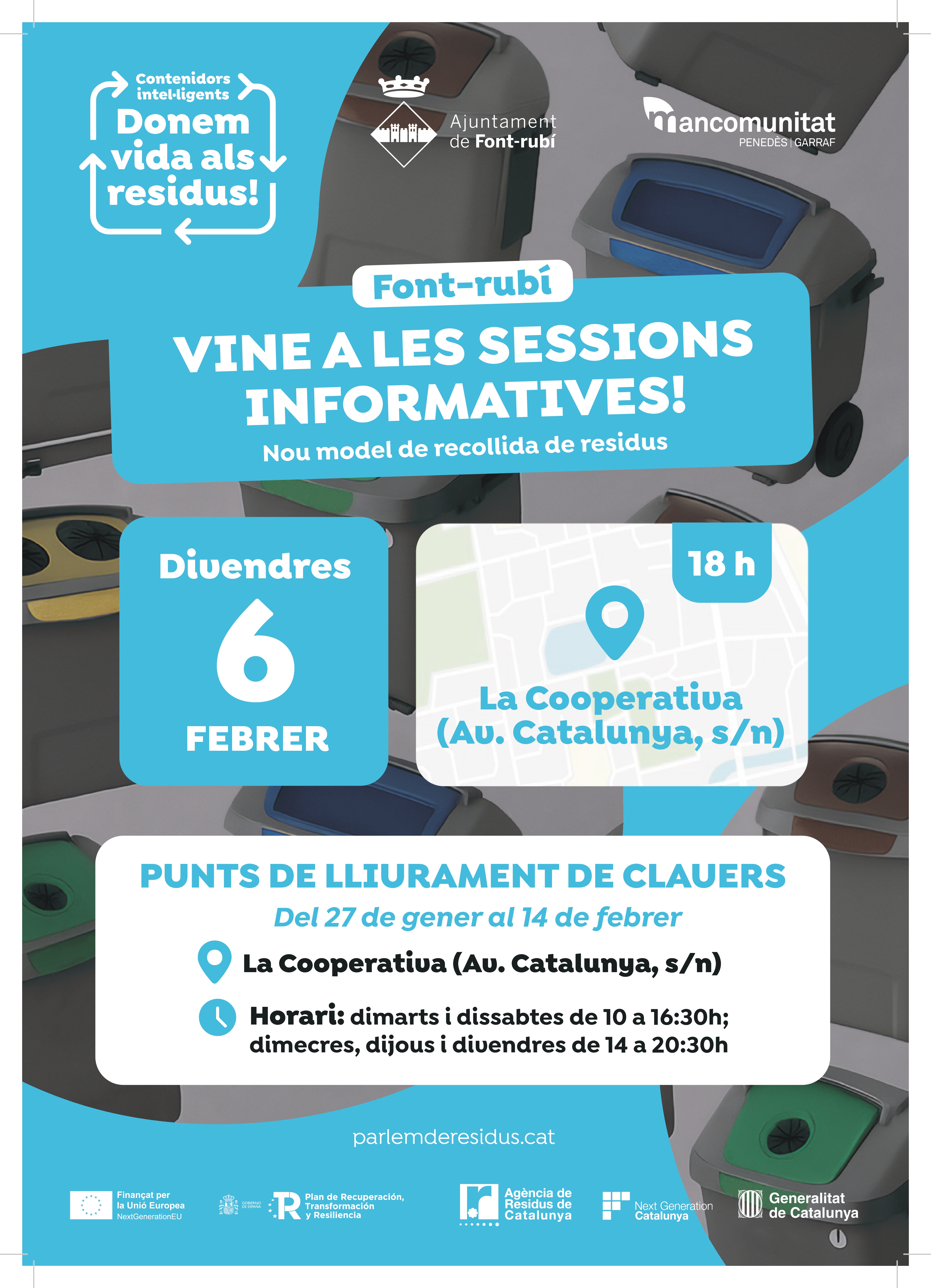 Font-rub&iacute; inicia la sessi&oacute; informativa sobre el nou model de recollida de residus