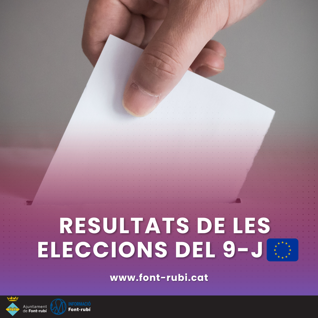 Resultats de les eleccions al Parlament Europeu a Font-rubí