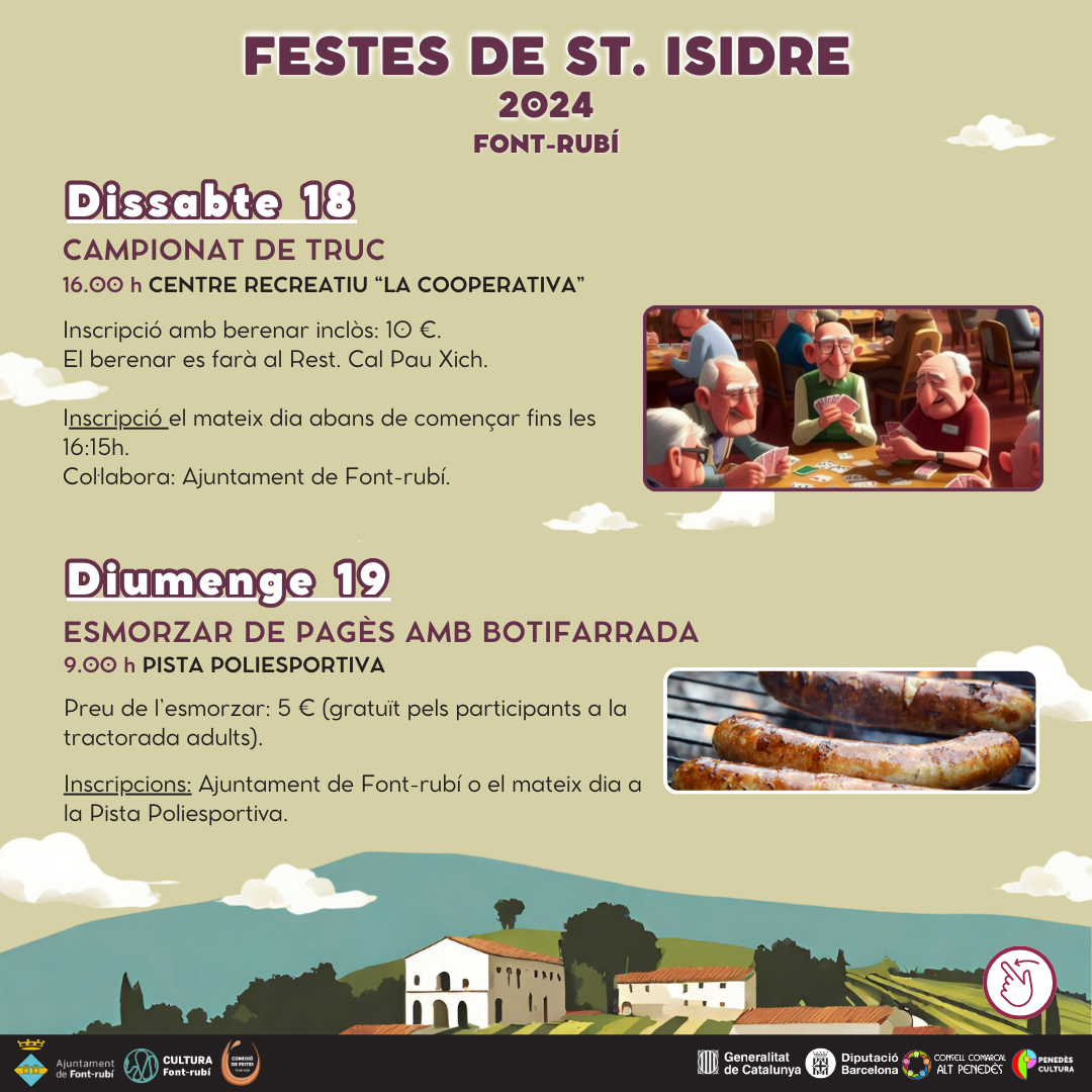 Primer cap de setmana de les Festes de St. Isidre!