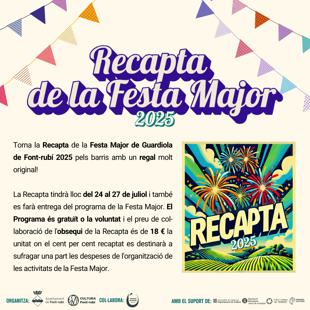 Recapta de la Festa Major de Guardiola 2025