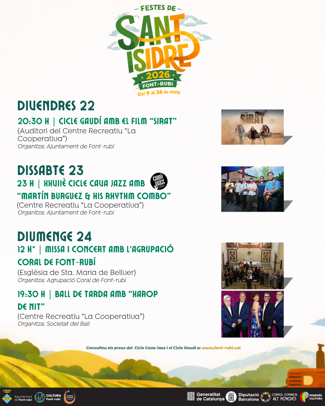&Uacute;ltim cap de setmana de les Festes de Sant Isidre 2026