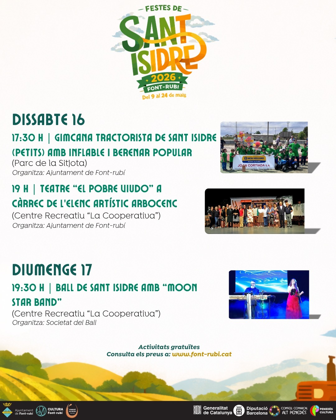 Festes de Sant Isidre 2026 - Segon cap de setmana